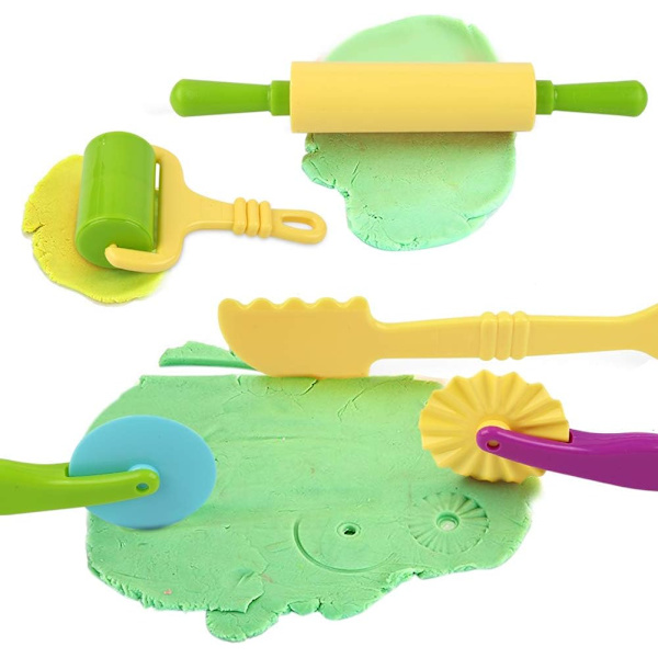 20 stk Playdough-værktøjer Modellering Tilbehør Kageforme Køkken Legetøj