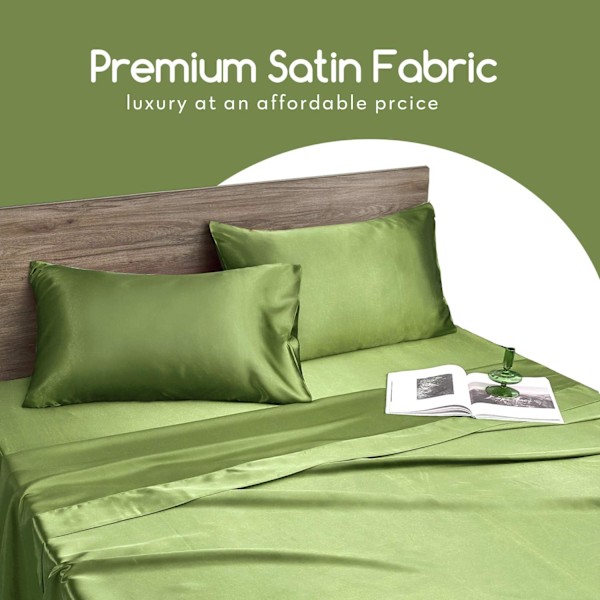 Silke Satin Örngott 2-pack (uten fyllmiddel) Champagne 51X91cm Champagne 51X91cm