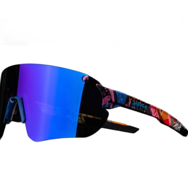 vindsäkra löparsolglasögon med ultraviolett ljus för cykel SQBB