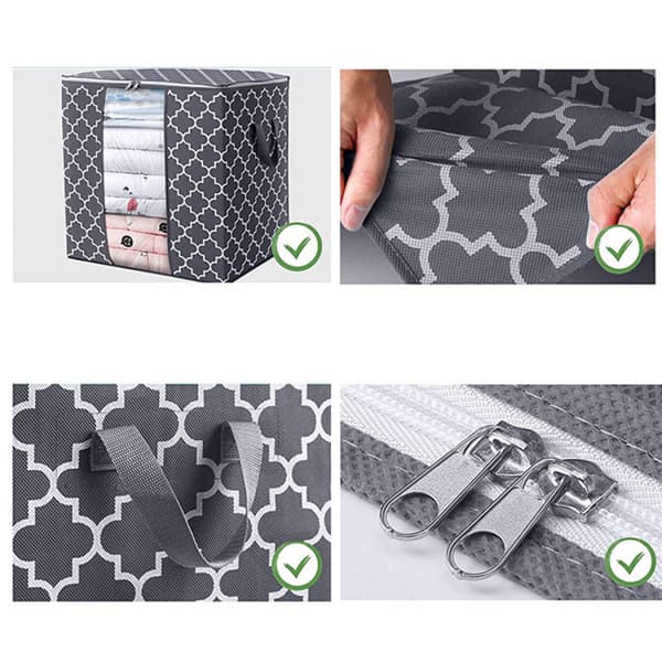Förvaringsväskor [2-pack] Stor filt Kläder Organisation An