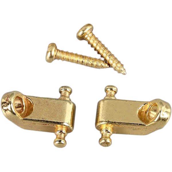 Guitar String Retainer, Tree Standard Roller String Guides Metal Elektrisk Gitarr String Guide Retainer Byte (Guld) Guld