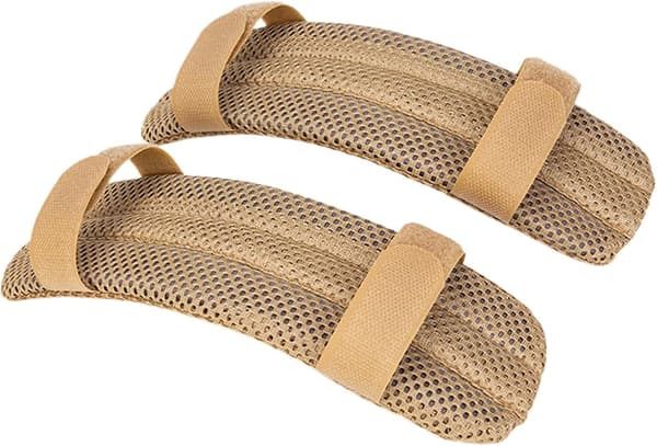Justerbar Ergonomisk Axelremspad, Mesh-Vadderad Halksäker Ryggsäckskudde Khaki