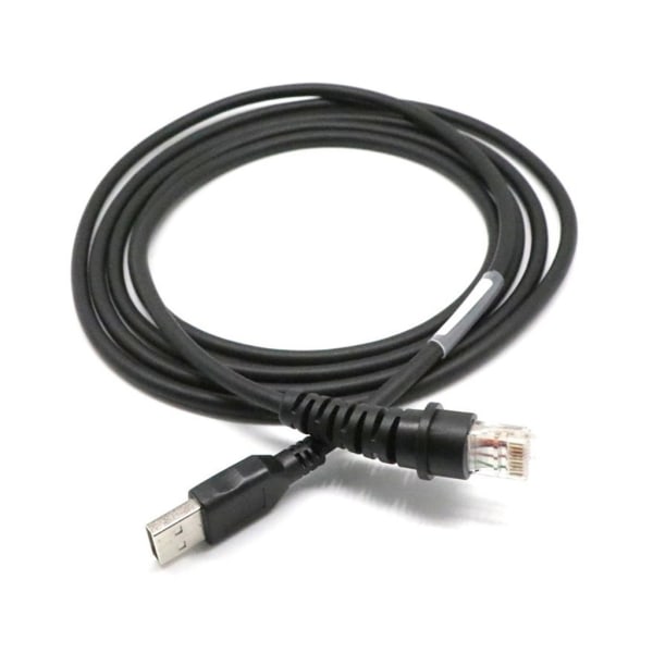 SQBB USB -kabel Rak 2m Svart Original CBL-500-300-S00 För Honeywell 1900g Hyperion 1300g Xenon 1200g