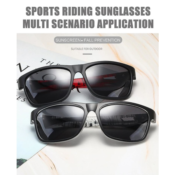 Klassiska polariserade solglasögon för män kvinnor Retro 100% uv-skydd körsolglasögon