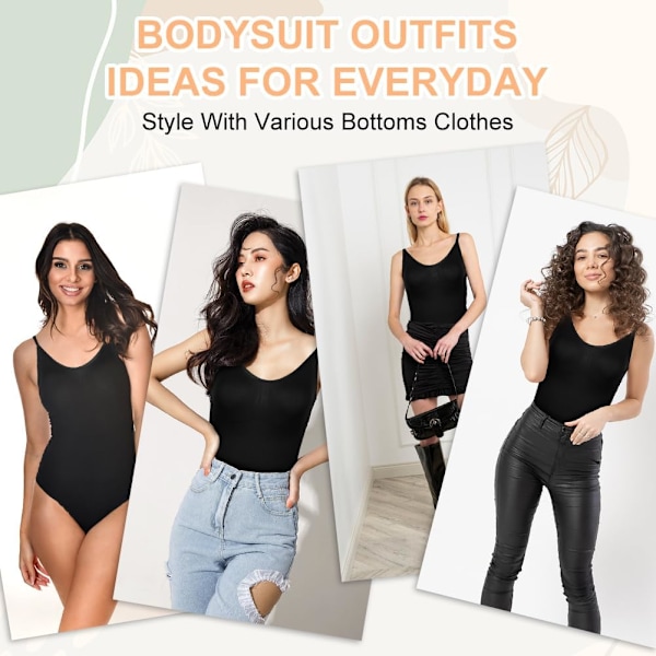 Sömlös Shapewear, Justerbara Remmar Helkroppsshaper för Kvinnor, String Tummy Control XXL