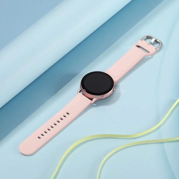 20 mm 22 mm silikonearmbånd til Samsung Galaxy Watch Active 2 Watch 3 4 5 6 45 mm 42 mm 47 mm Gear S3 Rem til Amazfit bip Color 11 22mm