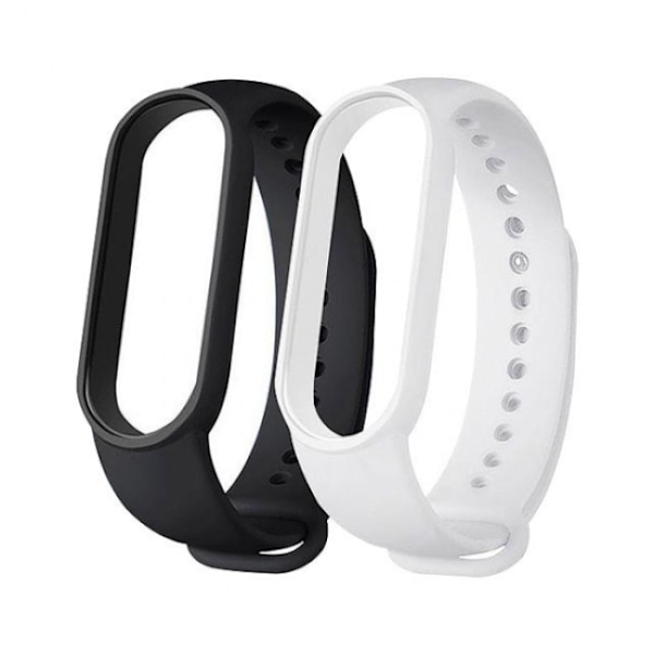2-pak - Xiaomi Mi Band 5/6 - Flerfarvet silikonearmbånd