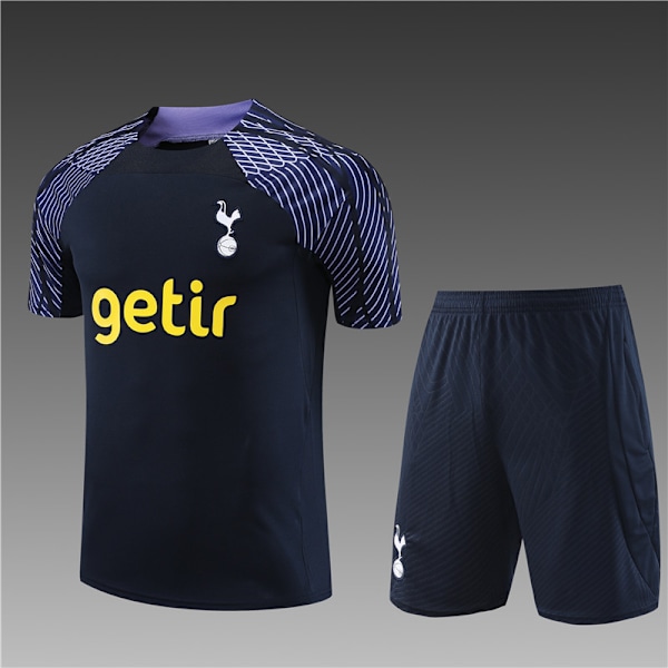 23-24 ny säsong Tottenham vuxen/barn kortärmad jerseydräkt blå blue 26