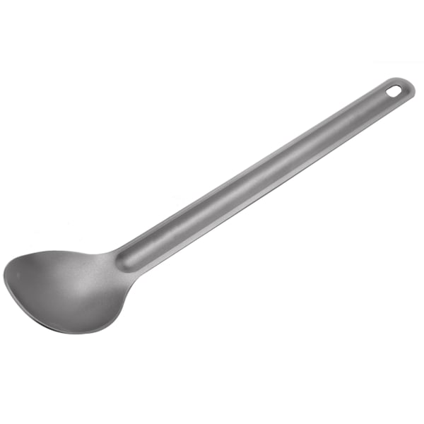 1 stk Titan sked 21,5 cm X 3,9 cm Campingsked Utomhusservis Långskaft Titanium sked