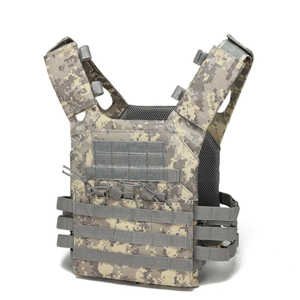 Okali Combat Vest Utomhus Taktisk Väst Multifunktionell Molle Väst Kamouflage Jpc Taktisk Väst ACU Free Size