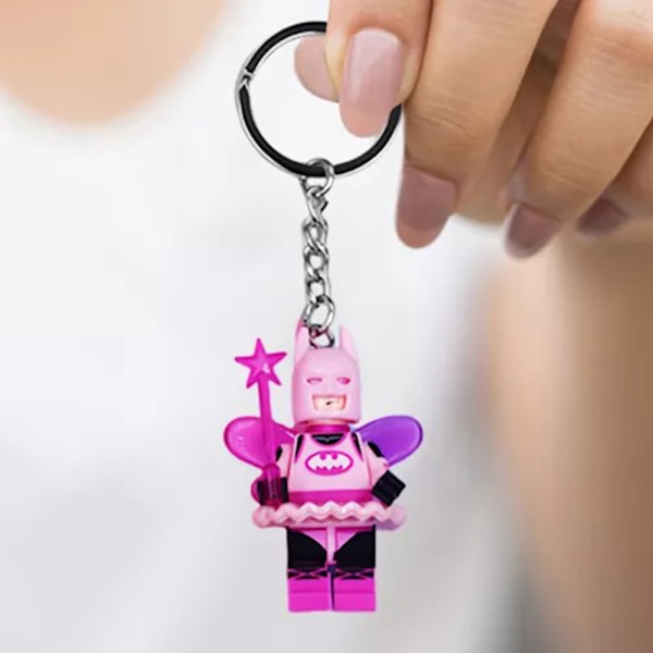 2024 Batman Fairy Nyckelringar Ryggsäck Nyckelringar 2024 Nyckelring Nyckelringar Söt Hänge Nyckel Hängande Väska Nyckelring Rose red