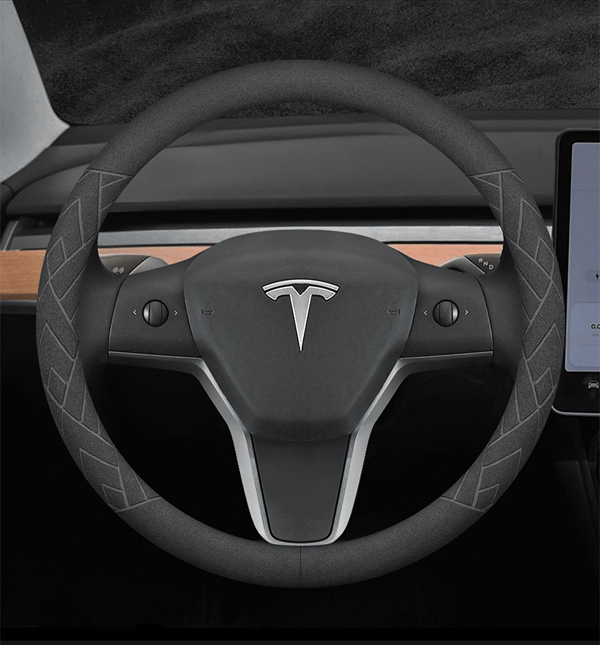 Passer til Tesla ModelS ModelY ModelX Model3 vinterratbeskyttelse - rundt mocka - uden farvekode - 38cm/1 pakke
