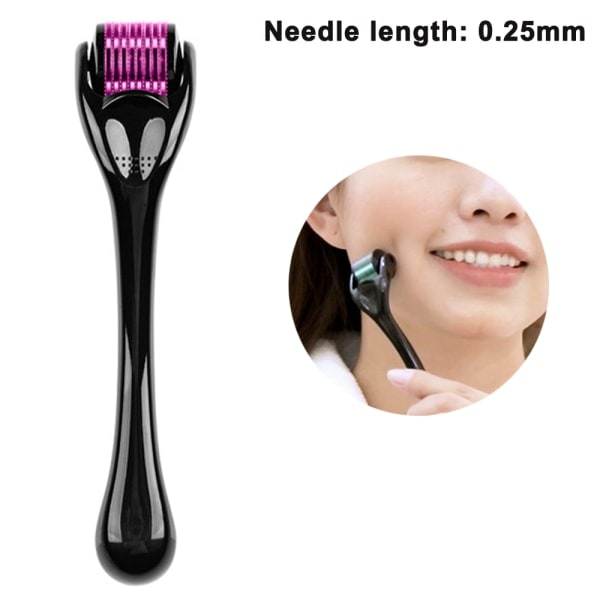 CQBB Roller Microneedling Kit för ansikte, skägg och hårväxt 0.25mm_max