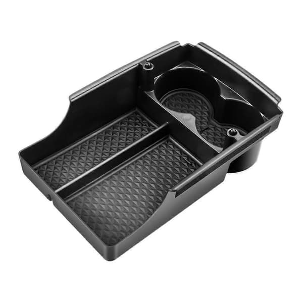 Bil Midtkonsollbrett med Koppholder Armlene Oppbevaringsboks for Tesla Model X_max