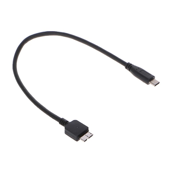 USB-C till USB 3.0 Micro B-kabel Snabbladdnings- och synkroniseringssladd för dataöverföring [DB]