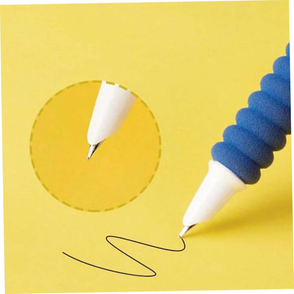 Indtrækkelig fyldepen, genopfyldelig blækpen, 0,38 mm fin nib - titel Peninkless skrivepen 4 stk. kontorartikler