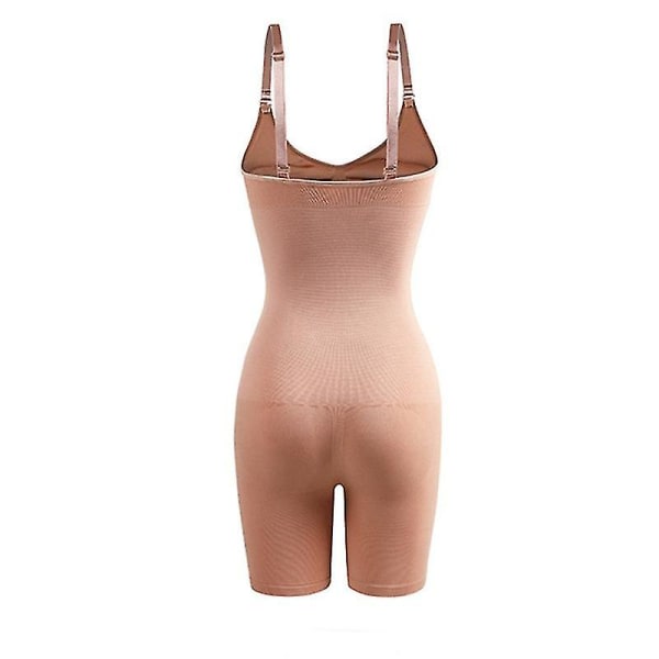 Damsömlösa Shapewear Magkontroll Body Shaper Bekväm för kvinnor under klänning HUDFÄRG L XL SQBB