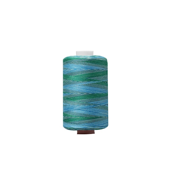 300/1000Yards Regnbåge Polyester Sytråd Polyester Tråd Hand Stygn Avsnitt Djup För Nålare Och Maskinsyning. Typ 2 1000Yards