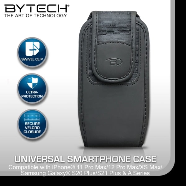 SQBB Bytech XXL vertikalt universal för smartphone - kompatibel med iPhone 11 Pro Max, iPhone 12 Pro Max , iPhone XS Max, Samsung Galaxy