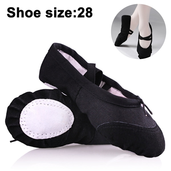 Premium autentiska baby balettskor/ballerinaskor (småbarn/litet barn/stort barn)