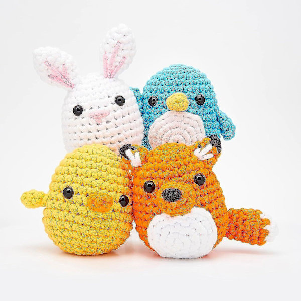 Virka kit för nybörjare Diy virka gosedjur kit nybörjare virka kit chick chick