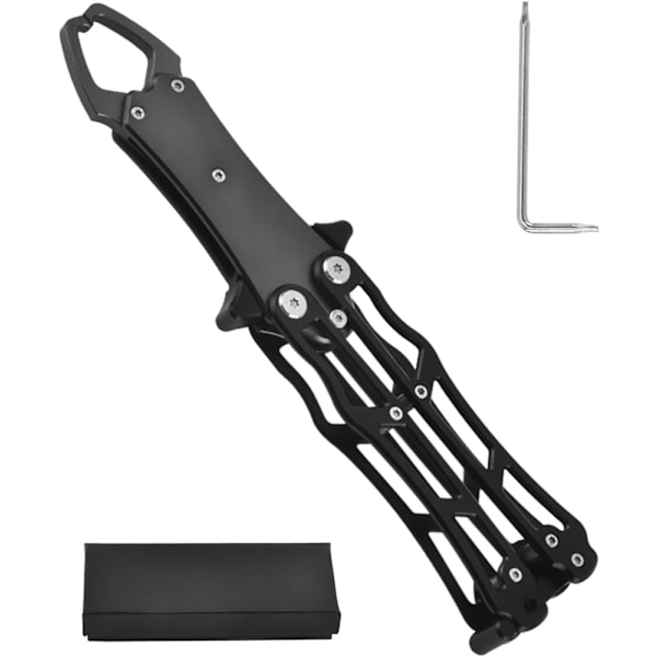 Fiskgripare & Utrustningsorganisatör, Robust Fiskhanteringsverktyg, Krokhjälp Black