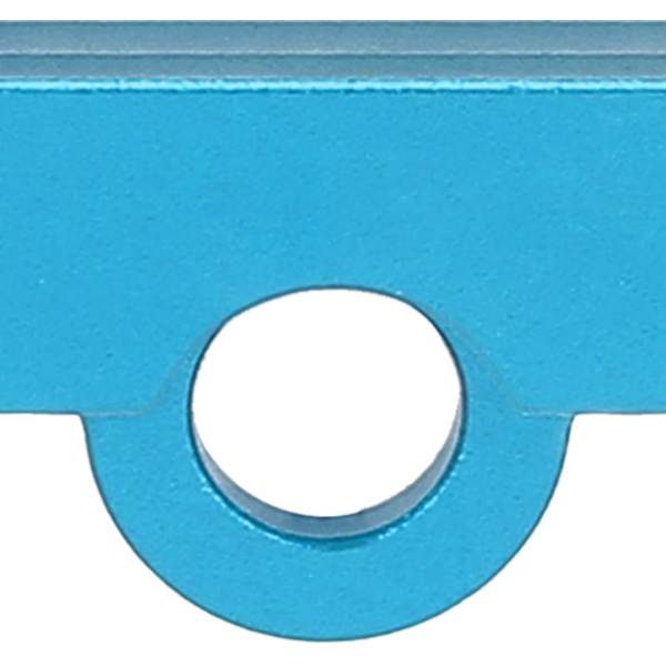 RC Bilbatteriplade, Batteriholder i Aluminiumlegering med Rem til 1/10 Slash 2WD 5822 5822A Chassis (Blå) Blå
