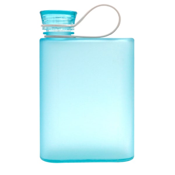 Bärbar kopp BPA-fria vattenflaskor för picknick, sportresor blå