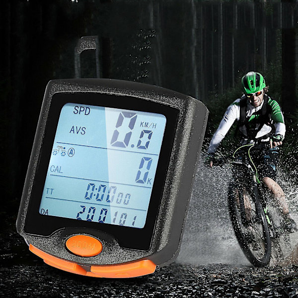 Trådløs digital cykelcomputer Cykel Cykel Hastighedsmåler