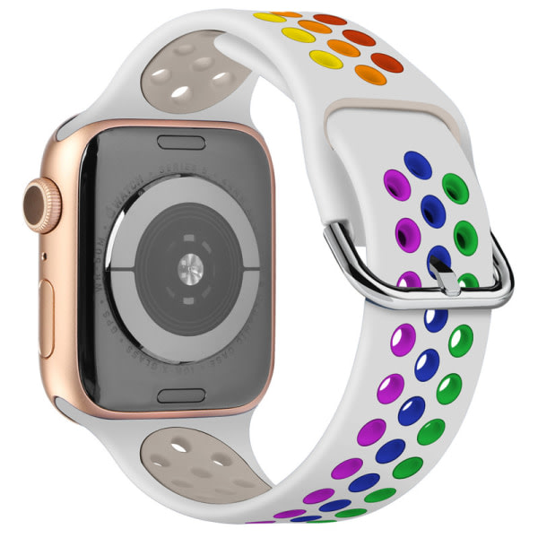 Silikon Armband kompatibel med Apple Watch Armband Lämpligt för Apple Watch Uitra Black