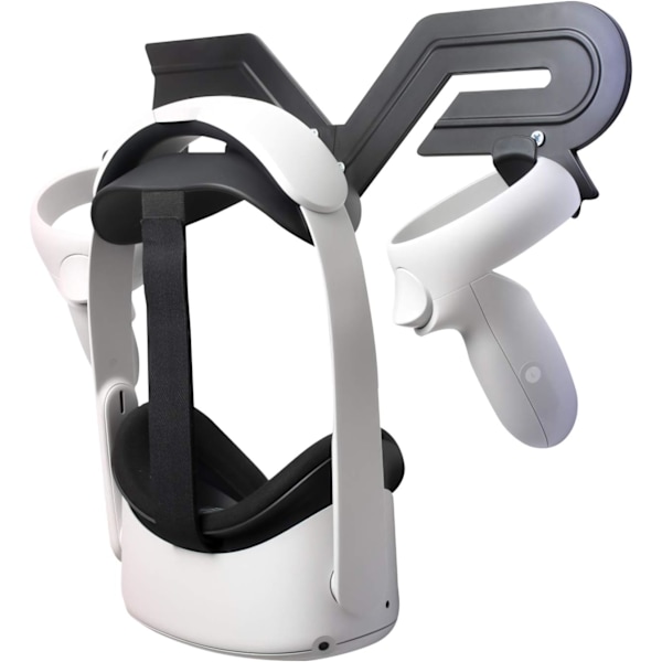 VR-kuulokemikrofoni seinäkiinnitys telinekoukku Quest 2 Pro/Quest 3, Valve Index (musta) Black