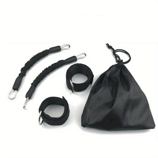 Benmuskelträningsband, studsende spenningsrep for Taekwondo-spark, sprettbånd Black (36.29 KG)