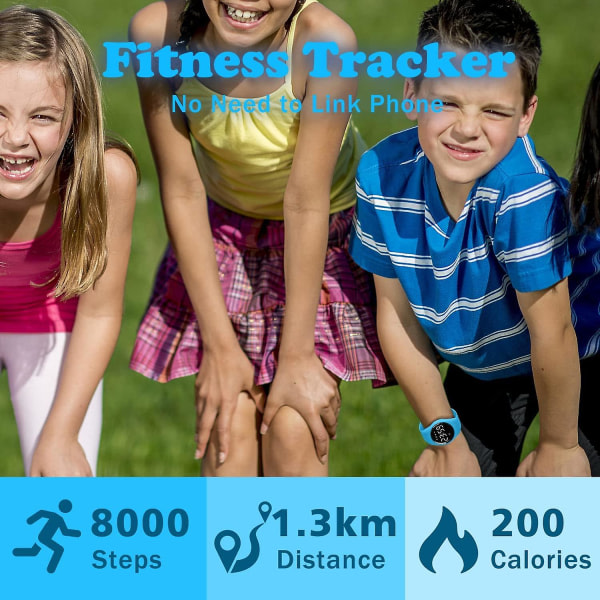 Watch, watch på Digital Sport Fitness Tracker, med larm/kronograf/vattentät för pojkeflicka