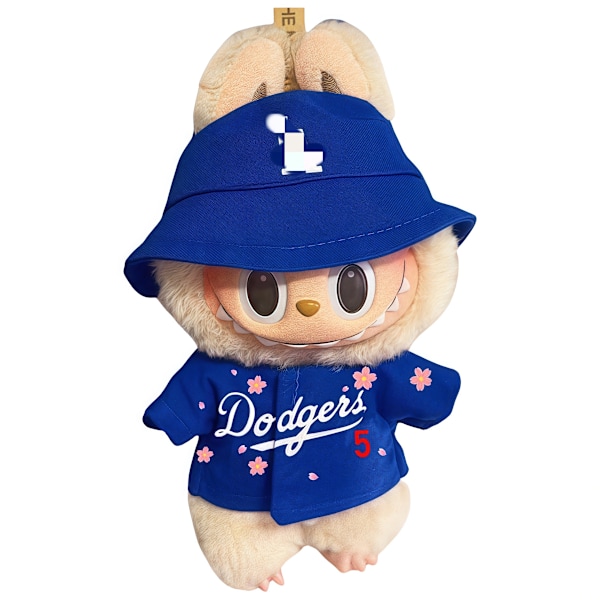 /NC/Labubu Vaatteet Asu Kirsikankukka Labubu Vaatetustarvikesetti Labubu Vaate Dodgers Set 3-Only hoodies