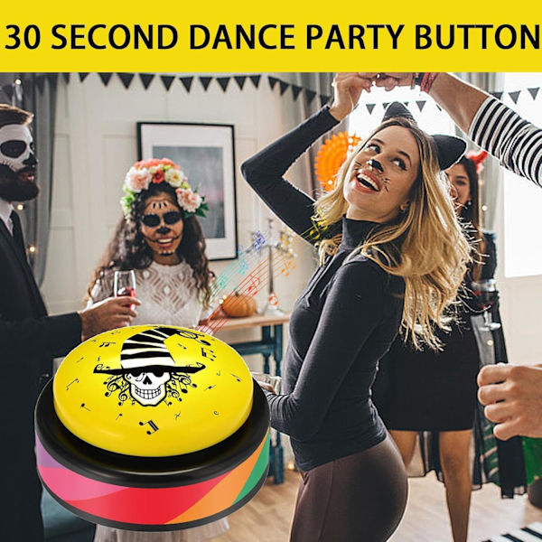 30 Sekunders Danseknapp, Musikkdansfestutstyr for Barn og Voksne