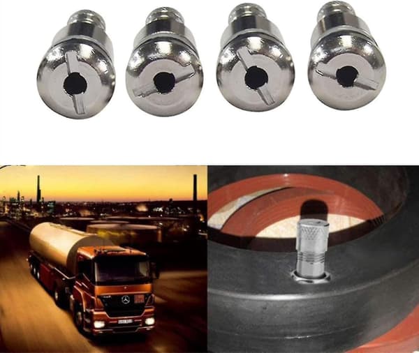 Universella fälgventiler med dammskydd - 5-pack max
