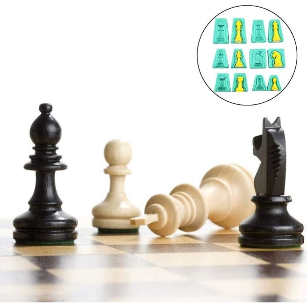 CQBB Schack Form Schack Molds Internationellt schackstycke