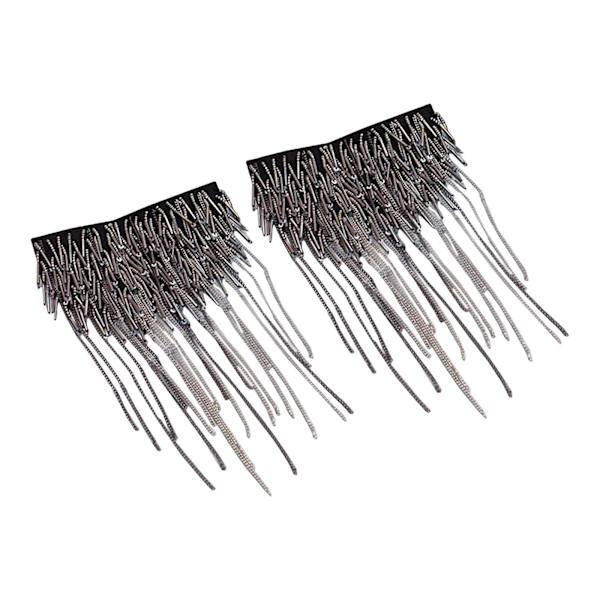 1 par frynser lenke kjede smykker stilig dekorasjon uniform for Diy P