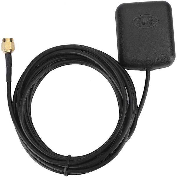 GPS-aktiv antenne, GPS-antenne bil 3 meter/9,8 ft SMA- luftkabel magnetisk bas navigationssignal DVD Am