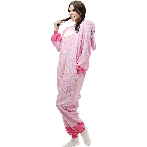 Regnbågshorn Monster Stitch Kostym Pyjamas Bodysuit Kigurumi Jumpsuit Pyjamas Djur Hoodie