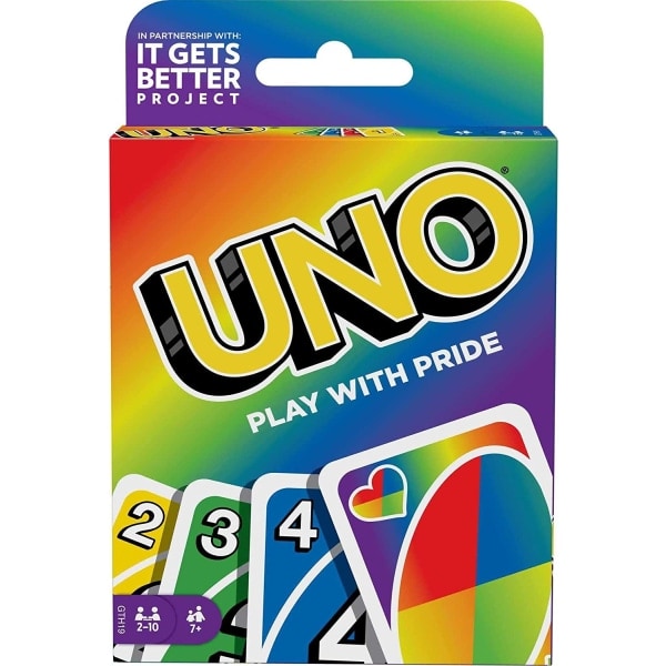 UNO Spela med pride-kortspel med 112 kort