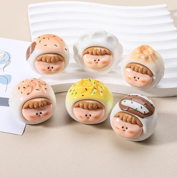 Søde Tegneseriefigurer | Harpiks Mini Bordpynt til Piger Samling og Dekoration