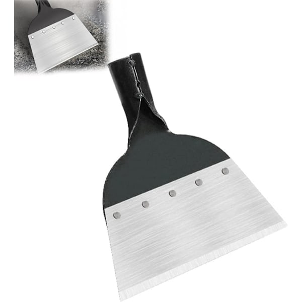Multifunktionell Trädgårdsspade, 28cm Stålplatt Spade för Trädgård & Gräsmattsrengöring 21 cm
