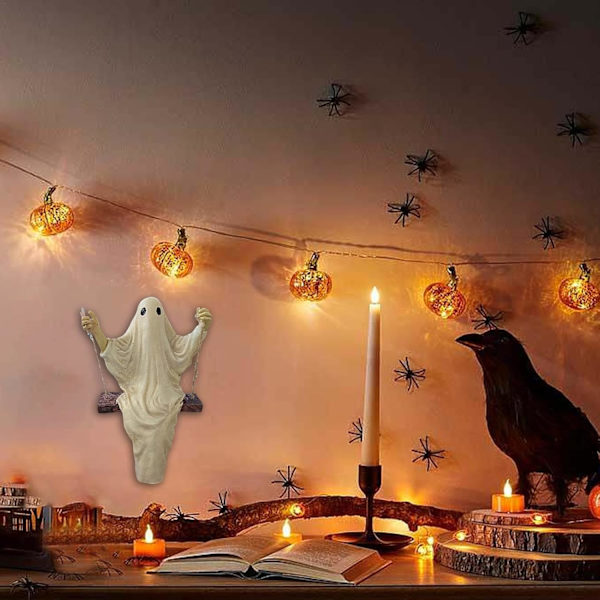 Haamu-patsas Koriste | Resin Halloween-hahmot Koti-koristeluun To