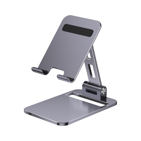 Utdragbart mobiltelefonställ, aluminiumhållare för skrivbord, - Grå