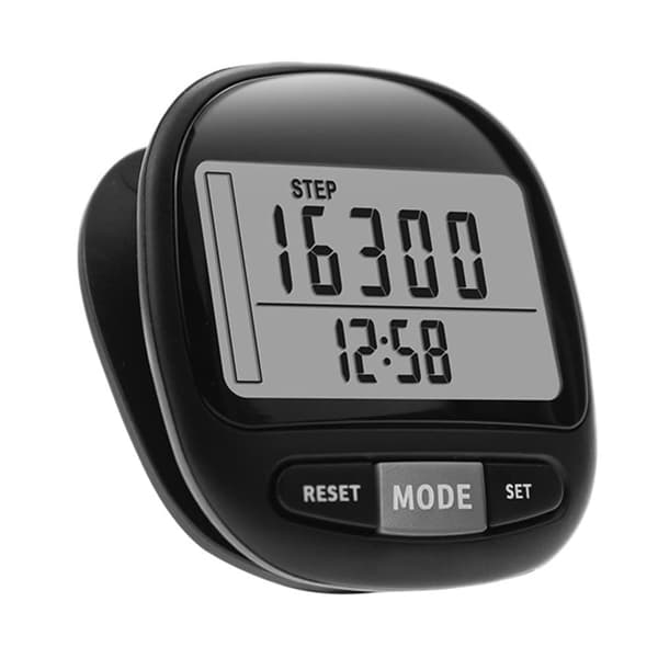 Lollanda 3D Pedometer - Large Screen, Precision Tracker for Steps, Distance and Calories