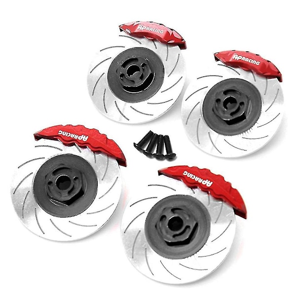 4st Metall 12mm Hjul Nav Fälg Bromsskiva Caliper För 3racing Sakura D5s D5 1 10 Rc Car Upgrade Par
