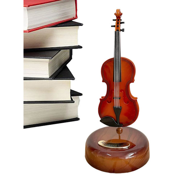 Musiklådor för flickor – Klassisk grammofon nostalgisk låda, mors dag dekoration Speldosa i cello