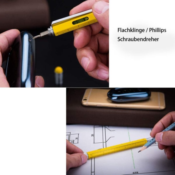 Herrgåvor Multipurpose Pennor Roliga presentidéer Arkitektonisk penna