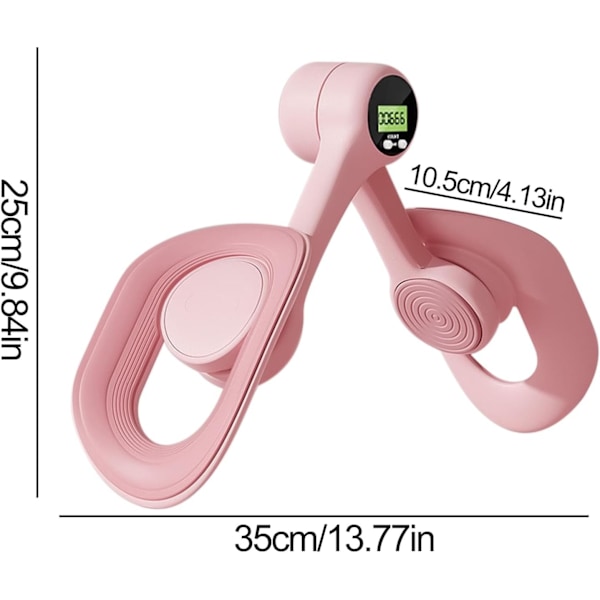 Innvendig Lår- og Bekkenbunnstrener, Omfattende Lårøvelsesmaskin, Ergonomisk Pink